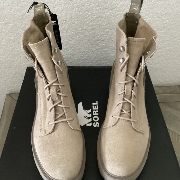 SOREL Hi-Line Waterproof Lace-Up Boot (Women) 9M - Picture 2 of 10